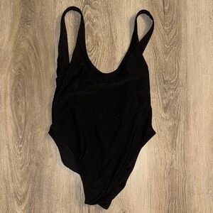 Dixperfect- Black One-Piece Swimsuit- size small